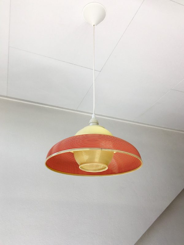 Rotaflex hanging lamp - 60's modern mid century design pendant light