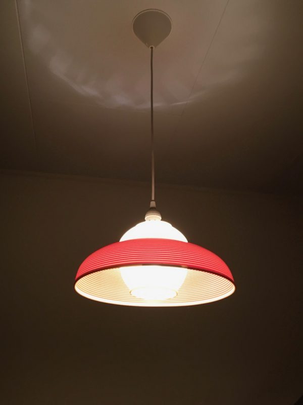 Rotaflex hanging lamp - 60's modern mid century design pendant light