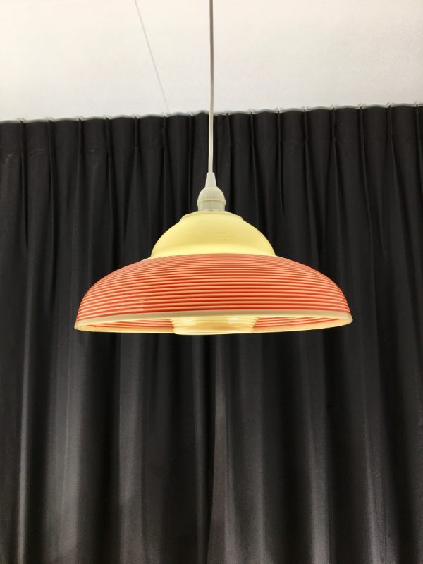 Rotaflex hanging lamp - 60's modern mid century design pendant light