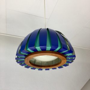 Svend Aage Holm Sørensen lamp - Fiesta - Modern 60's Denmark very rare pendent light