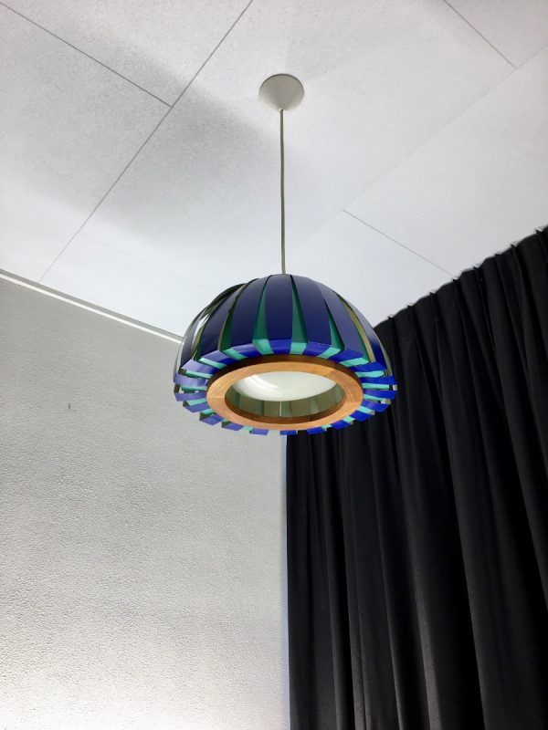 Svend Aage Holm Sørensen lamp - Fiesta - Modern 60's Denmark very rare pendent light