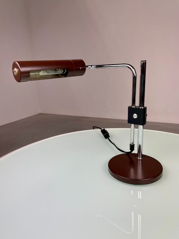 echtvintage Hala Zeist desk light echt vintage 1960s metal table lamp - Dutch lighting