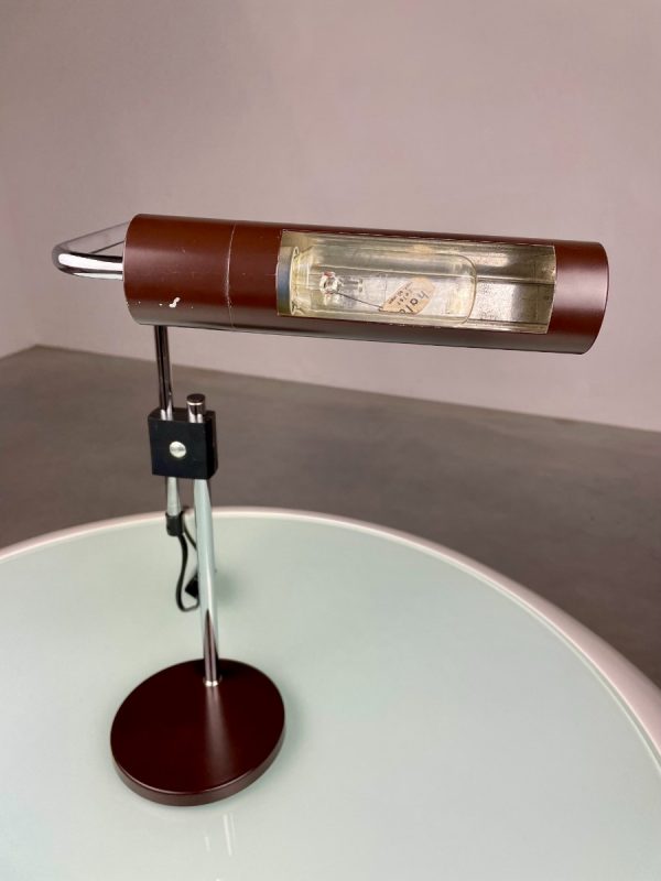 echtvintage Hala Zeist desk light echt vintage 1960s metal table lamp - Dutch lighting