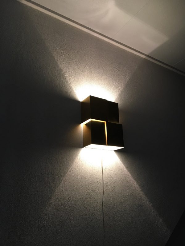 ANVIA Almelo metal wall light - Miro - rare Dutch design modern lamp