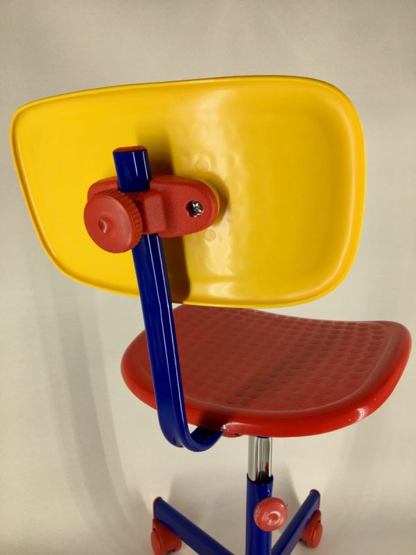 Memphis Style Chair - IKEA Kids Skandinavian Bureau Stool - 1992 - Knut & Marianne Hagberg design