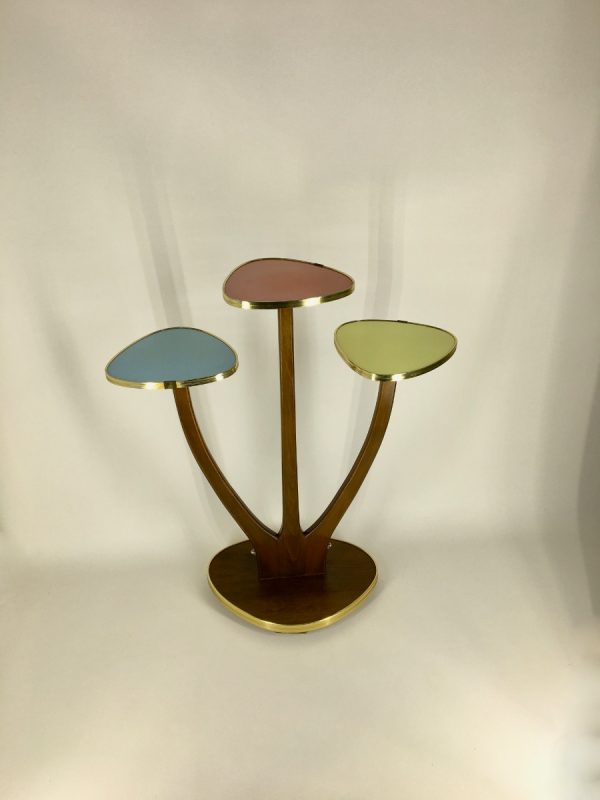 4 Tier Vintage Midcentury Formica Site Table - Plant Stand - 50's / 60's