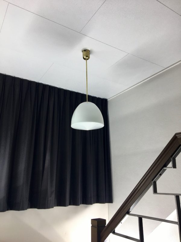 PHILIPS PHILITE school lamp - Mid century modern milk glass ceiling light - vintage hanging lamp - Dutch design pendent