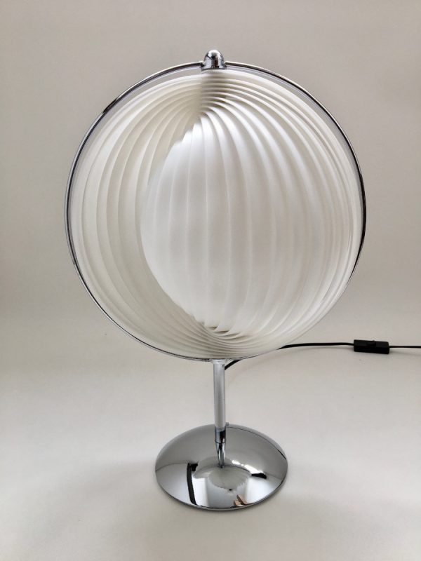Moon desk lamp - 90s table light - 18.5 inch modern vintage - Kare design - Verner Panton style - DOM Christian Koban