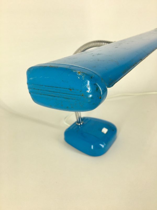 Vintage fluorescent table lamp - Rare Glamor Japan 50's desk light - pop art echtvintage