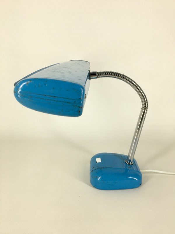 Vintage fluorescent table lamp - Rare Glamor Japan 50's desk light - pop art echtvintage