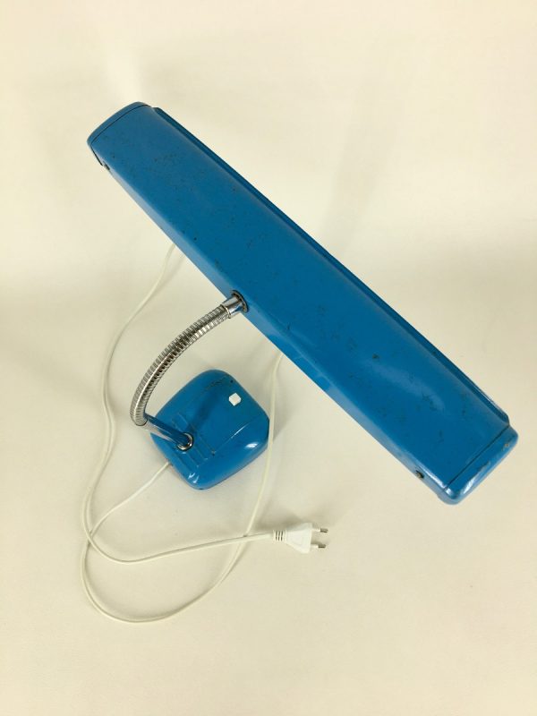 Vintage fluorescent table lamp - Rare Glamor Japan 50's desk light - pop art echtvintage