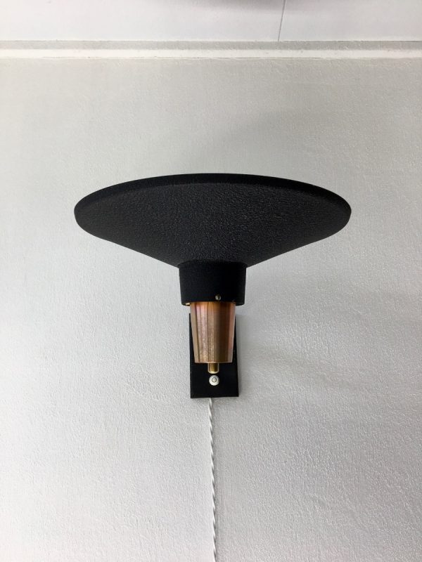 Hiemstra Evolux metal wall light - Modern 50's lamp - mid century dutch design uplighter