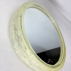 Vintage Original Duscholux mirror wall light - 70's ice Lucite fluorescent lamp - Hollywood regency xl