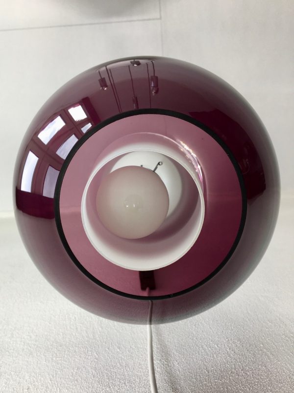 Philips NG68 glass wall lamp - rare 60s Louis Kalff light - fishing rod - Dutch design