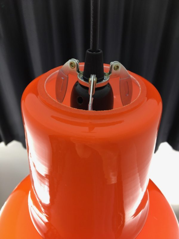 Orange glass pendent light - Image 11