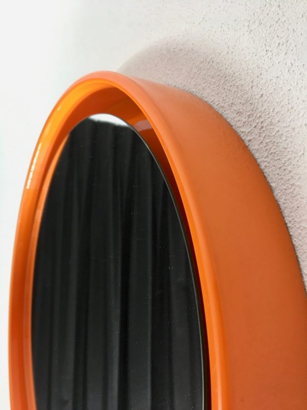 Orange space age mirror - Image 5