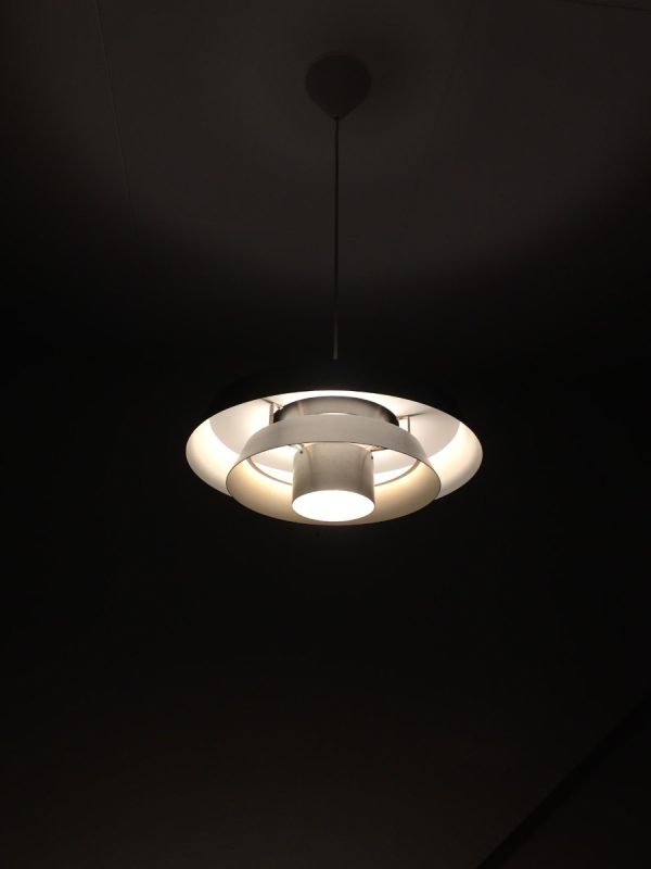 Fog & Morup - Nova - Jo Hammerborg - vintage Scandinavian design hanging lamp - Modern Aluminium pendant light - 1960s