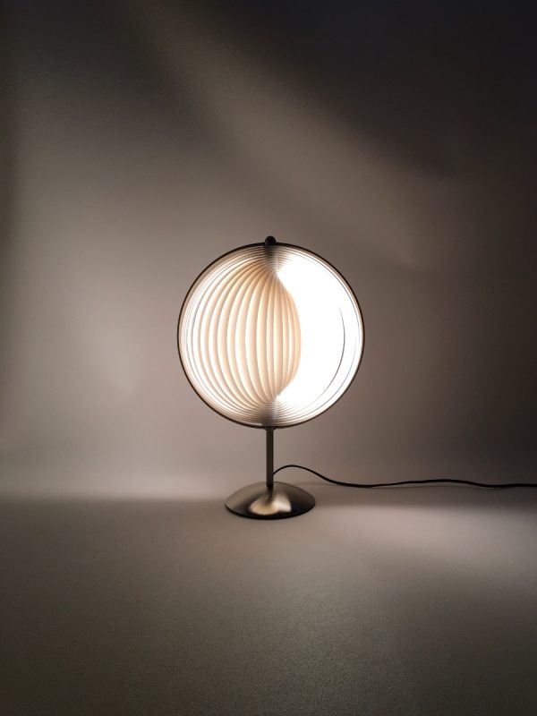 Moon desk lamp - 90s table light - 18.5 inch modern vintage - Kare design - Verner Panton style - DOM Christian Koban