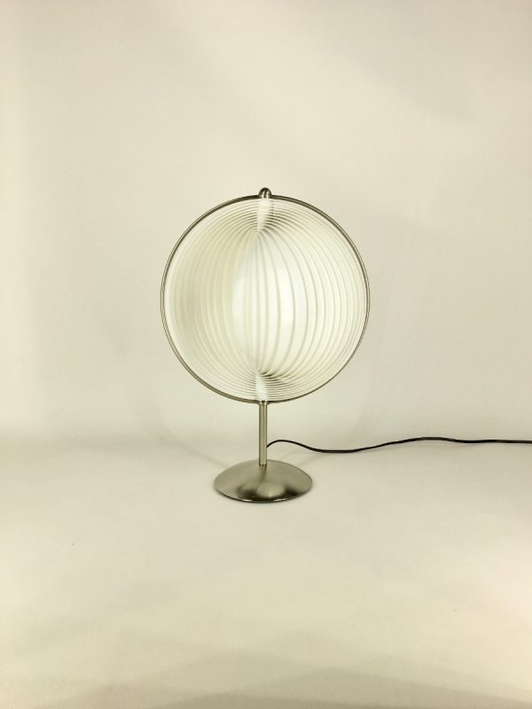 Moon desk lamp - 90s table light - 18.5 inch modern vintage - Kare design - Verner Panton style - DOM Christian Koban