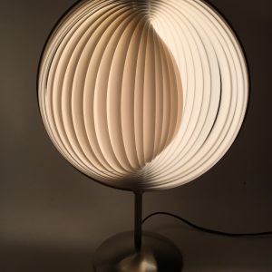 Moon desk lamp - 90s table light - 18.5 inch modern vintage - Kare design - Verner Panton style - DOM Christian Koban
