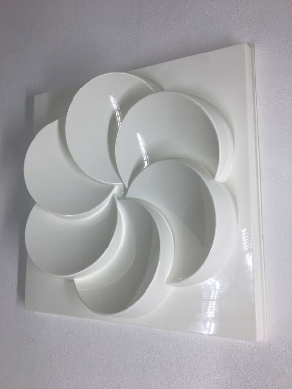 Vintage wall panel IKEA Rabatt - artwork - 2 white panels