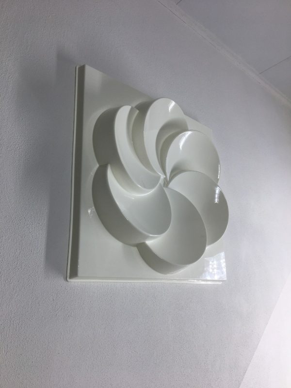 Vintage wall panel IKEA Rabatt - artwork - 2 white panels
