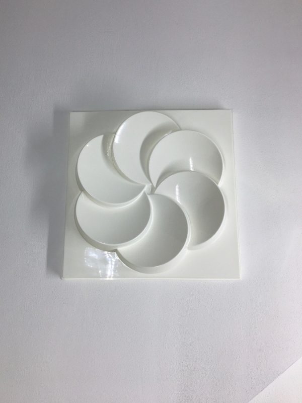 Vintage wall panel IKEA Rabatt - artwork - 2 white panels