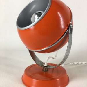 Eyeball lamp - Space age wall / table light - 60's orange panton age - pop art echt vintage