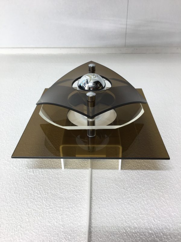 Herda space age lamp - Plexiglass 70s wall light - perspex vintage Dutch vintage