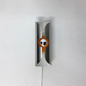 Space age wall light - vintage 70s Massive Belgium lamp