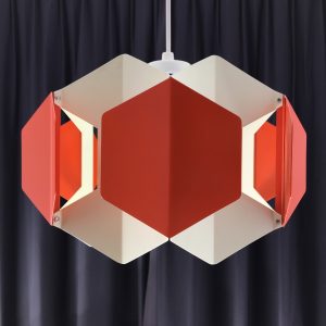 Very rare pendant lamp - Modern 60's metal light - art for light lovers