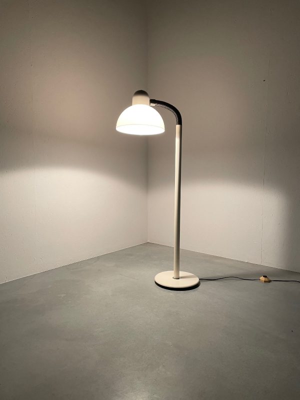 echt Space age floor lamp - vintage 80s Dutch metal plexiglass XL light echtvintage