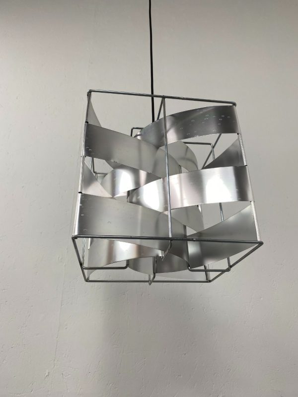 Hanging-lamp-Max-Sauze-1970s-rare-Vintage-pendent-light-Aluminium-rare-design-echtvintage-echt