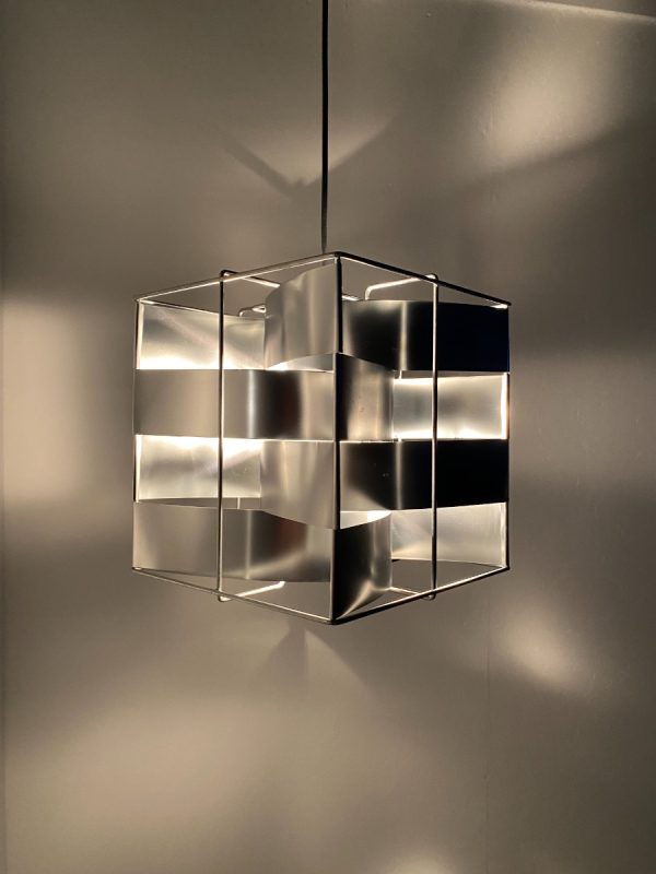 Hanging-lamp-Max-Sauze-1970s-rare-Vintage-pendent-light-Aluminium-rare-design-echtvintage-echt