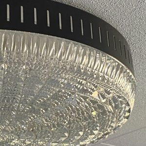 Philips ceiling light - vintage glass metal lamp - Modern Mid Century Dutch Design