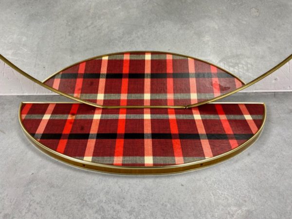 50's round mirror with dressing table - Image 6
