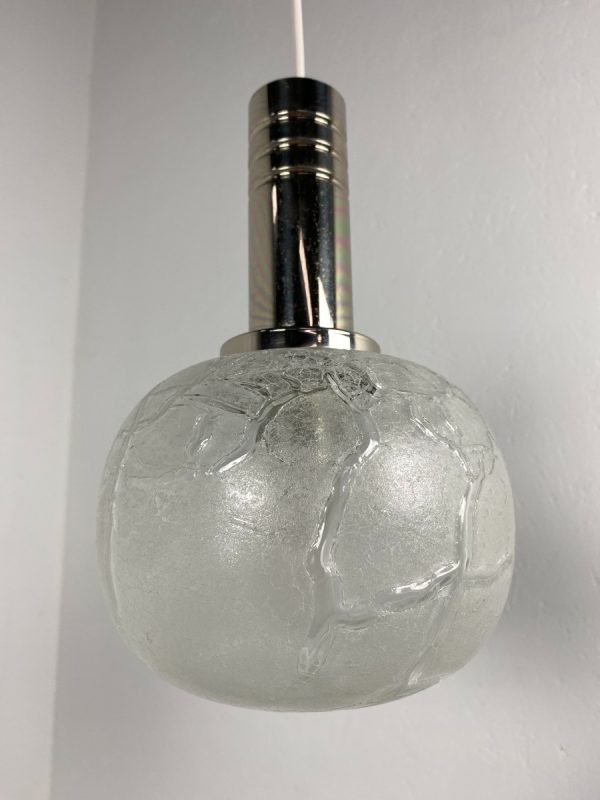 echt vintage Doria Lichtenwerken glass pendent lamp echtvintage