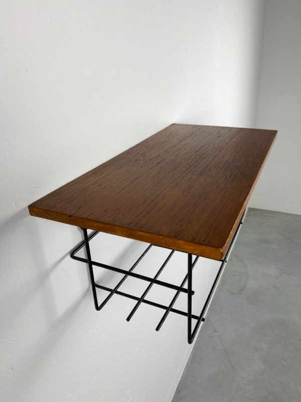 Vintage-Scandinavian-wall-phone-shelf-rack-60s-70s-design-Nils-Strinning-modernechtvintage-teak-echt-