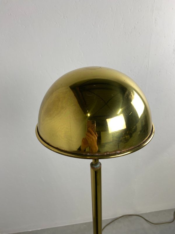 Echt Vintage 70s brass floor lamp - rare classic mushroom light - metal stylish chic modern design echtvintage