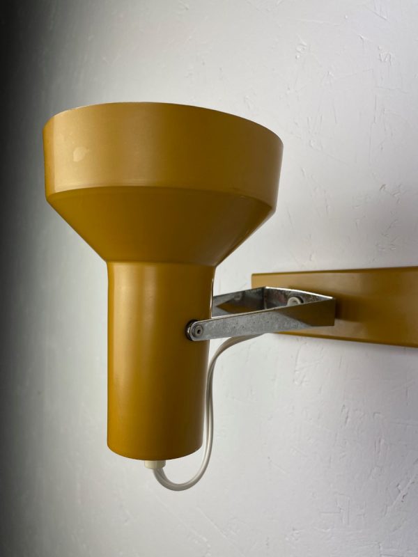 echt Vintage 60s wall light - mustard yellow twin lamp - modern Anvia retro lighting echtvintage