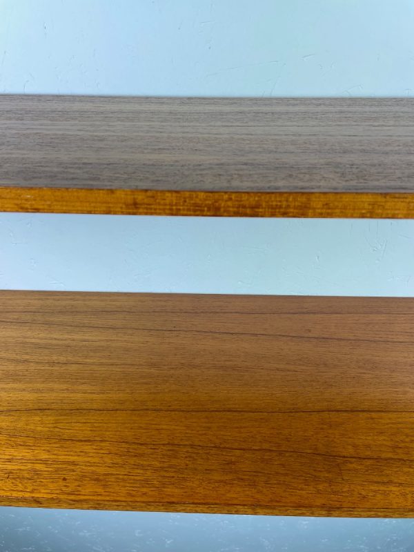 60s teak wood wall rack - Image 8