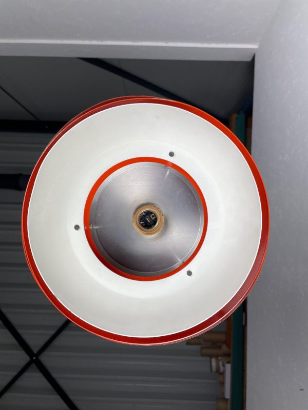 70s Aluminium hanging lamp - Image 6