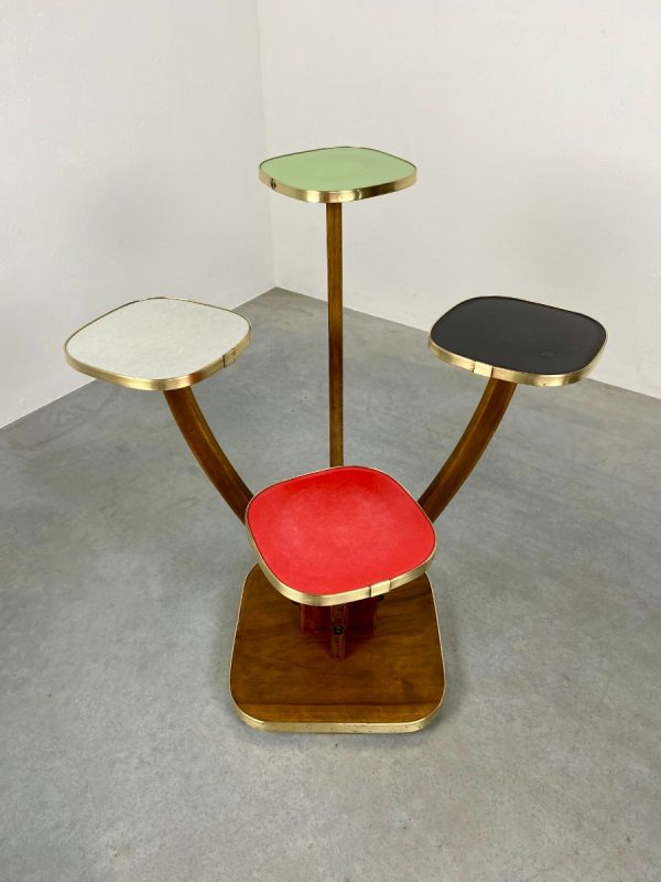 5 tier echt vintage Midcentury formica site table - Plant stand - 50's / 60's echtvintage