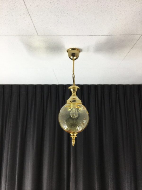 classic cognac glass lamp - Image 11