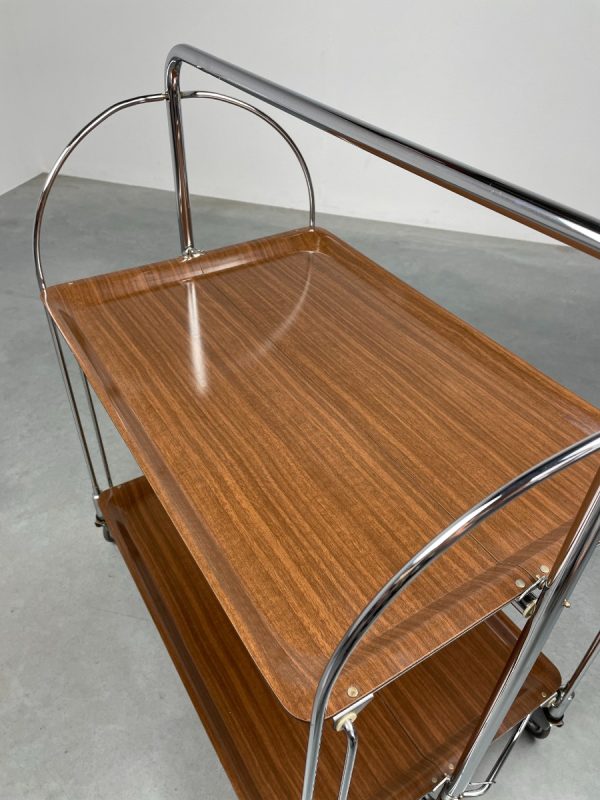 Mid-century serving trolley - Image 6
