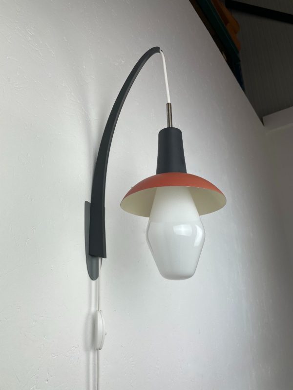 Vintage 60s Philips wall lamp - very rare Mid century modern lighting - original Dutch design light echtvintage real