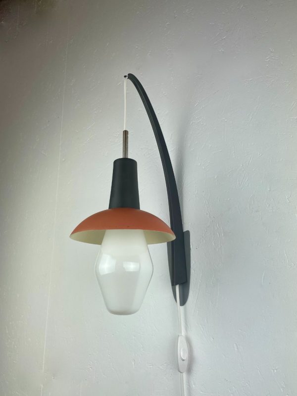 Vintage 60s Philips wall lamp - very rare Mid century modern lighting - original Dutch design light echtvintage real