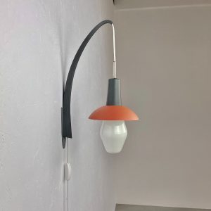 Vintage 60s Philips wall lamp - very rare Mid century modern lighting - original Dutch design light echtvintage real