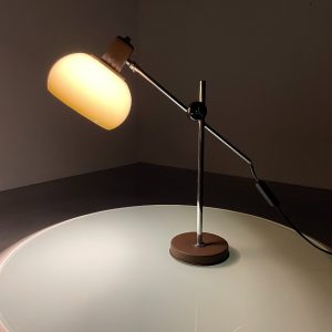 echtvintage echt real Vintage fishing rod lamp - 1970s Herda plexiglass light - 70s desk lamp - Dutch design lighting