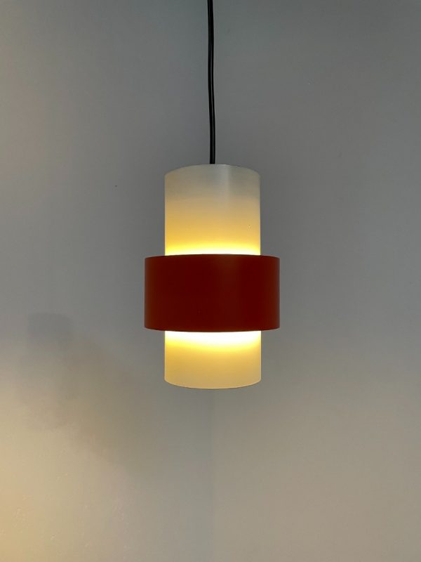 echtvintage echt Vintage Philips design light - Mid century modern 1960s lamp - rare metal hanging lamp - Dutch lighting